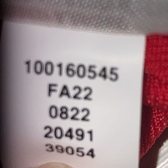 Bar lll Holiday Party Cherry On Top Red With Metallic Silver Stitch Halter Top - Picture 11 of 14